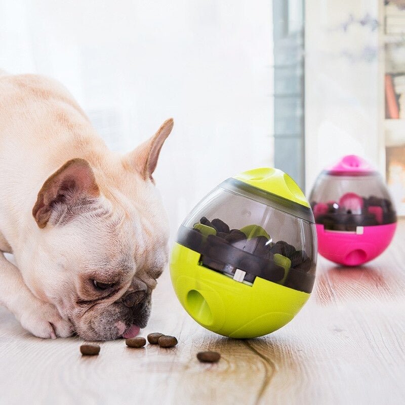Snackbal hond met snackopening voor mentale uitdaging