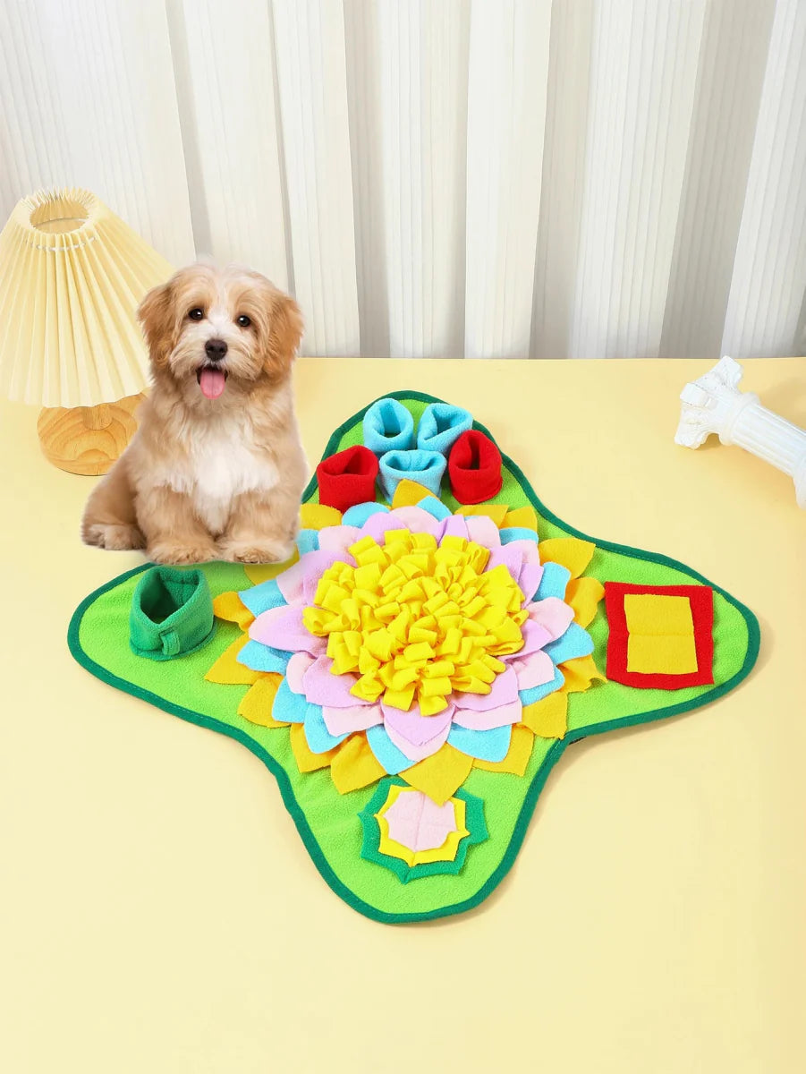 SnuffelPad hond — antislipbodem houdt mat op zijn plek tijdens gebruik