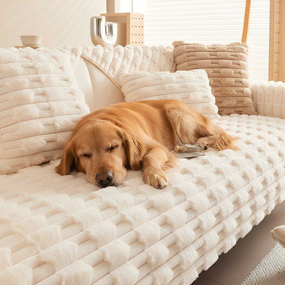Anti-slip pluche bankhoes hond — meubelbescherming, machinewasbaar