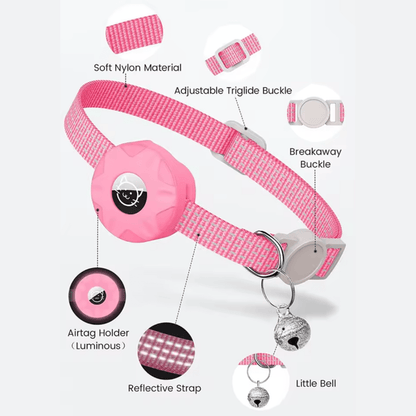 PawFind kattenhalsband met tracker — altijd te vinden, geen abonnement