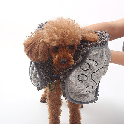 DryPaw honden handdoek — eenvoudig inwikkelen en deppen zonder te wrijven