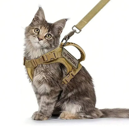Waterdicht kattenharnas verstelbaar vest voor katten